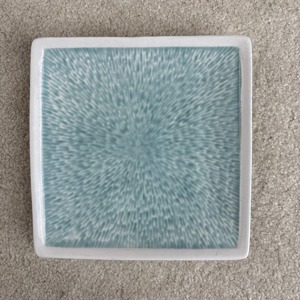 Sango Vega Aqua 4531 Salad Dessert Plate 7.5